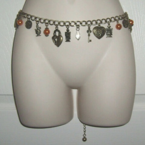 Beautiful sexy charm chain link adjustable belt